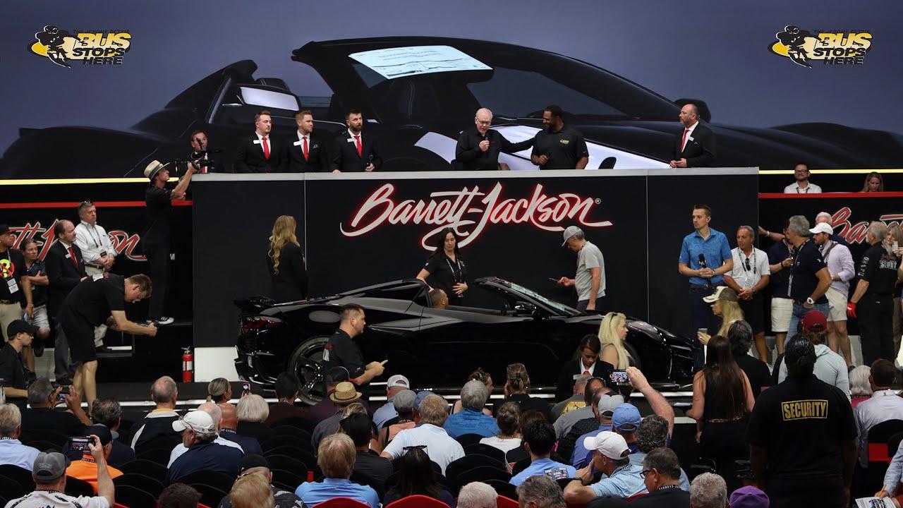 $200,000 CHARITY SALE! Jerome Bettis' 2025 Chevrolet Corvette Z06 3LZ - BARRETT-JACKSON PALM BEACH