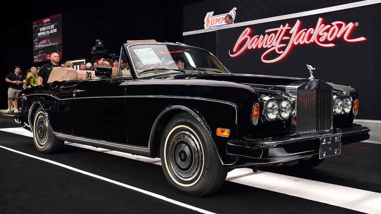 SOLD! 1988 Rolls-Royce Corniche II Convertible - BARRETT-JACKSON 2025 PALM BEACH