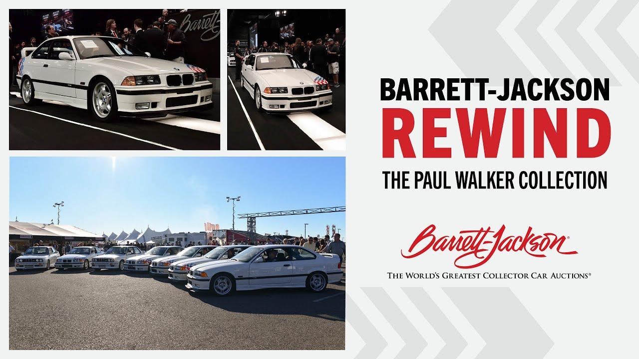 The Paul Walker Collection - BARRETT-JACKSON REWIND 2020 SCOTTSDALE AUCTION